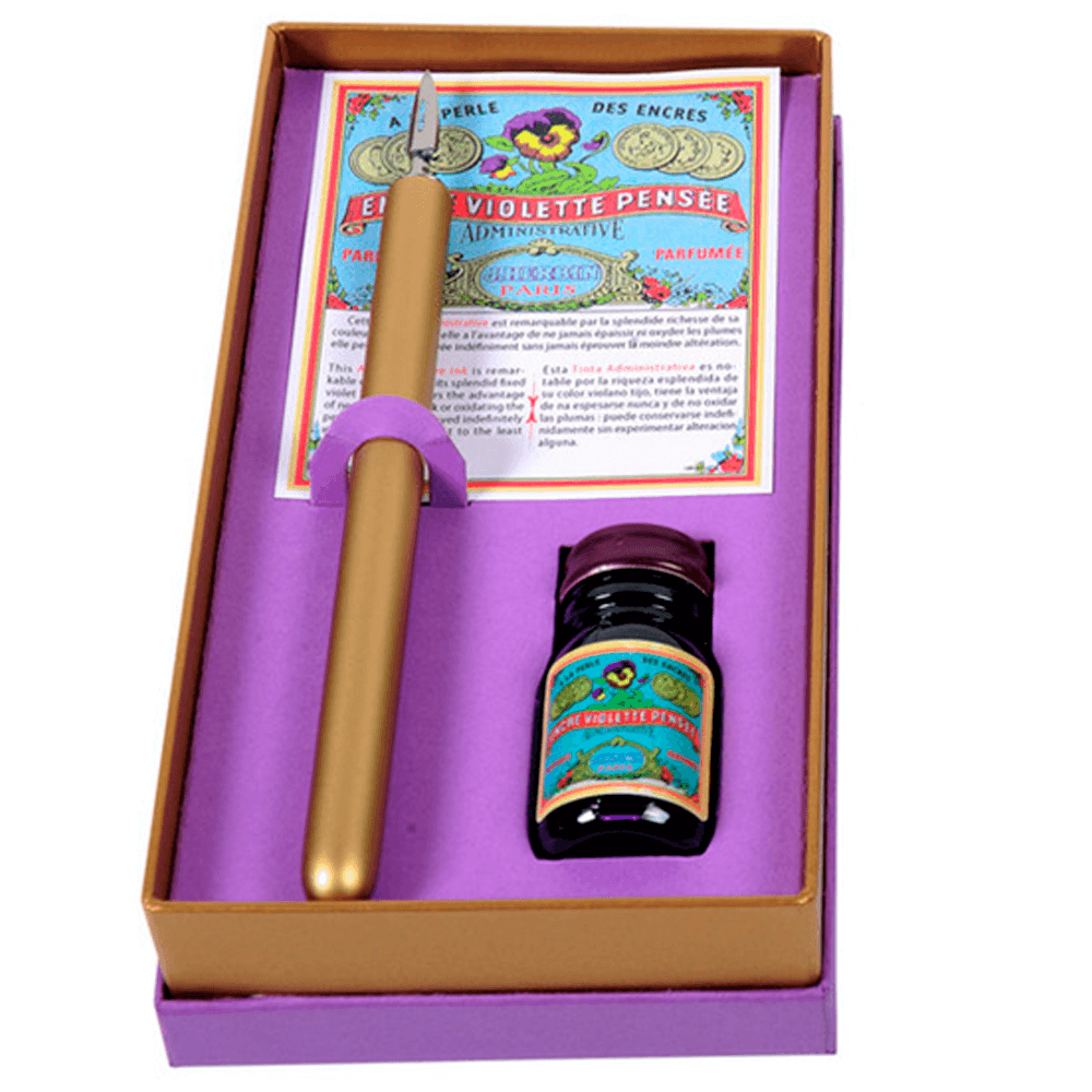 Conjunto de Caliigrafia J. Herbin Violette